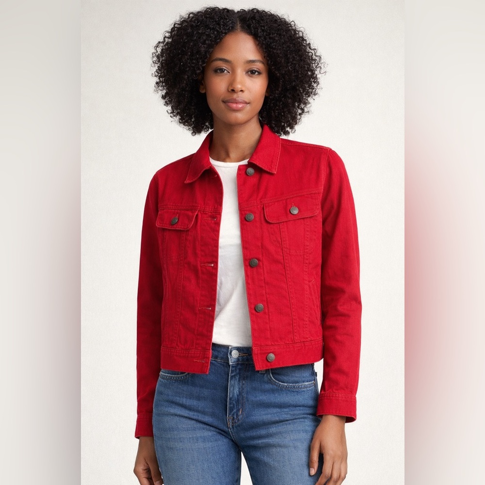 Ralph Lauren Red Denim Jacket - NWT - Size XS
